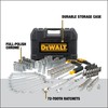 DEWALT Mechanics Tool Set, 1/4 and 3/8 Inch Drive, SAE,