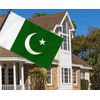 Large Pakistan Flag,3x5 FT Pakistani 75D Outdoor Banner,Pakistanis Decor for