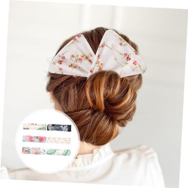 FRCOLOR 6Pcs Hair Bun Maker Random Style Hair Bun Wrap Tool for Women Teens for Daily Wear Parties and Weddings Accessory