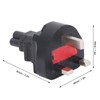 to IEC320 C5 Power Adapter 3 Prong Male to C5