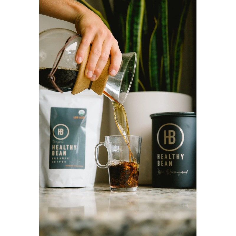 Healthy Bean Coffee - Espresso, Low Acid Coffee | Ground,