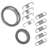 Caltric Exhaust Muffler Gaskets and Springs Kit for Arctic Cat