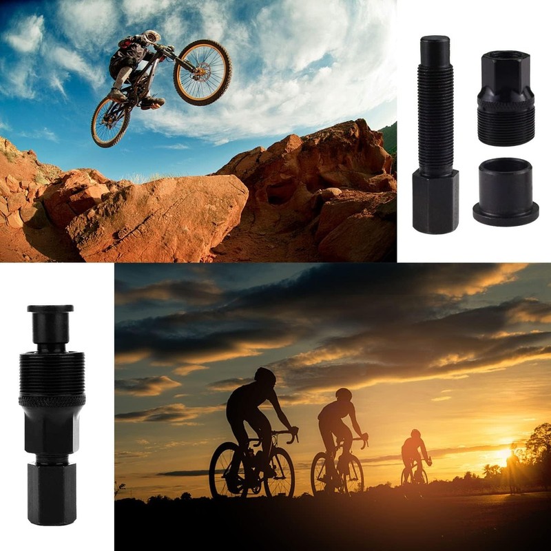 KOMUNJ Bicycle Crank Remover, Crank Removal Tool Crank Puller, Bicycle