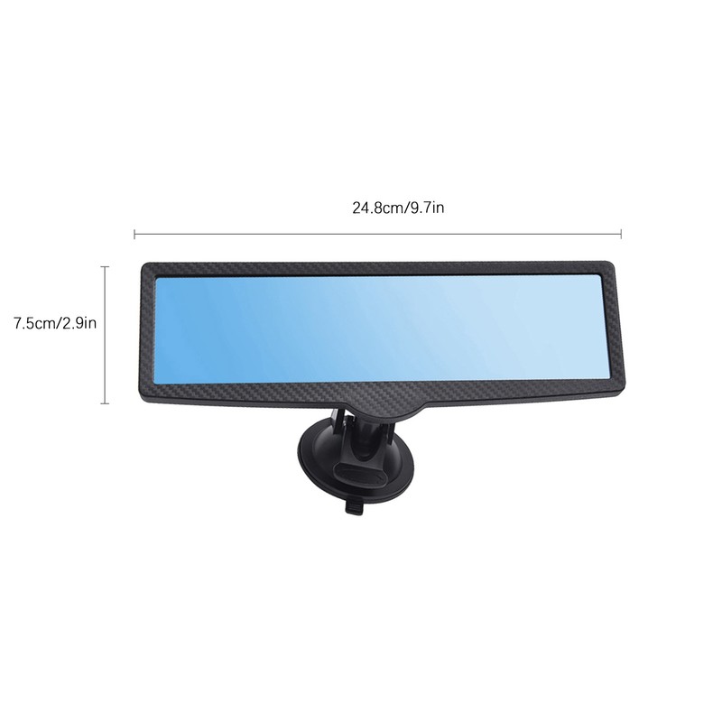 Rear View Mirror Suction Cup Rearview Mirror Wide Angle Hidden