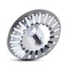 Luxe House Kitchen Sink Strainer Plug, 304 Stainless Steel, Food