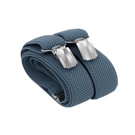 Fabio Farini 3cm Wide X Shape Braces for Men, lightblue