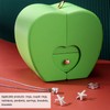 Rose Jewelry Box Apple Rose Shape Acrylic Jewelry Gift Box