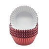 Mombake Standard Rose Gold Foil Cupcake Cases Liners Muffin Baking