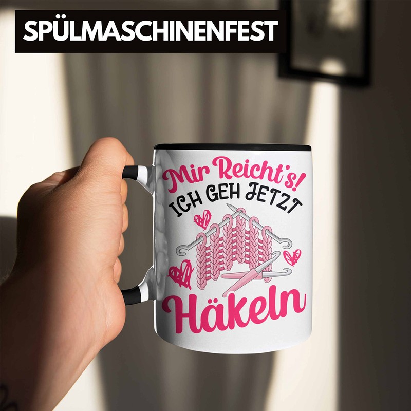 Trendation - Häkeln Zubehör Tasse Geschenk Stricken Geschenke Häkel Oma