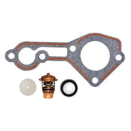 Engineered Marine Products Thermostat Kit for Mercury Outboard 70 75 80 90 100 115 125 Hp 3 & 4 Cylinder 1987-1998 Replaces 18-3569 803061T1