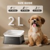 PAWGETHER® No Spill Water Bowl for Dog 2L/68oz Splash Proof