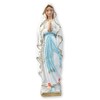 C bc 8.5" (21cm) plaster Our Lady of Lourdes statue ornament