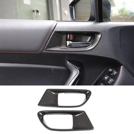 ABS car Inner Door Handle Bowl Cover,Fit forToyot-a 86 forSubar-u BRZ 2012-2020 Scion FR-S 2013-2016,Car Door Inner Handle Bowl Decoration Cover Trim (Carbon Fiber)