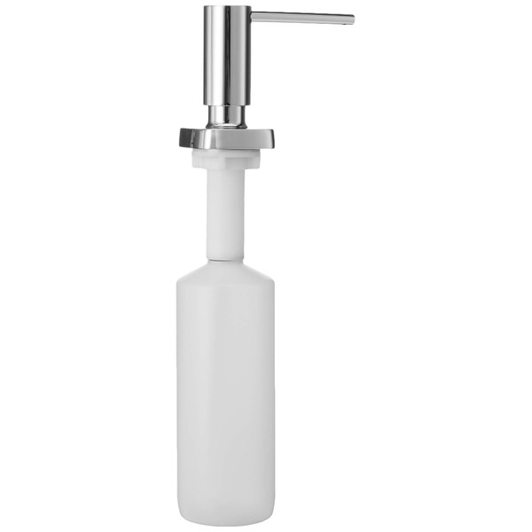 hansgrohe Bath and Kitchen Sink Soap Dispenser, Metris 4-inch, Modern Soap Dispenser in Chrome, 40468001
