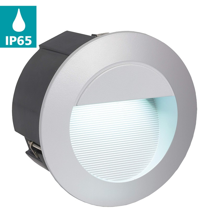 Eglo Zimba LED Recessed Light, Die-Cast Aluminium, 2.5 W, Silver,