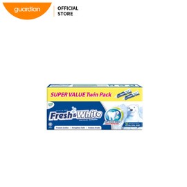 Fresh and White Extra Cool Mint Toothpaste 225g (Pack Of 2)