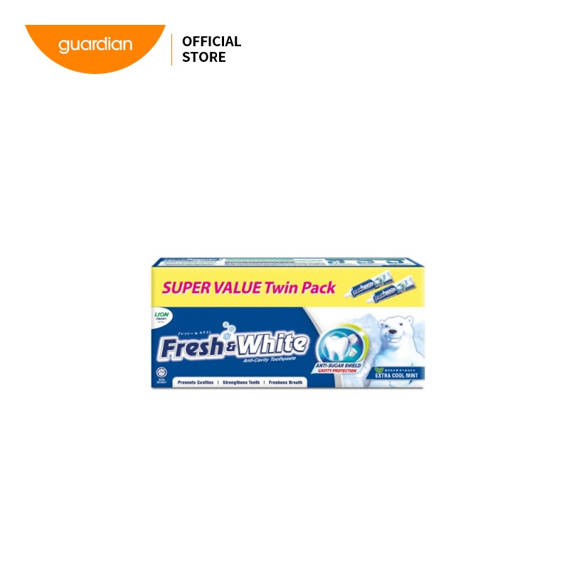 Fresh and White Extra Cool Mint Toothpaste 225g (Pack Of