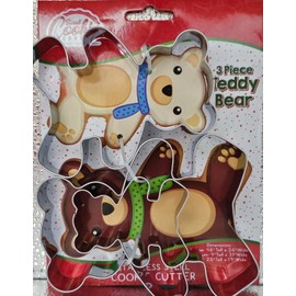 Three Bears Cutter Set, 3 Piece, Stainless Steel