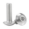 M6-1.0 x 20MM Button Head Socket Cap Bolts Screws, 304