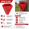 Solar Motion Sensor Alarm for Outdoor Animal Deterrence – 130dB