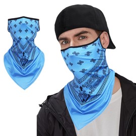 KINGREE Balaclava Ski Mask, Motorcycle Helmets Liner Neck Gaiter, Quick-Dry Half Masks