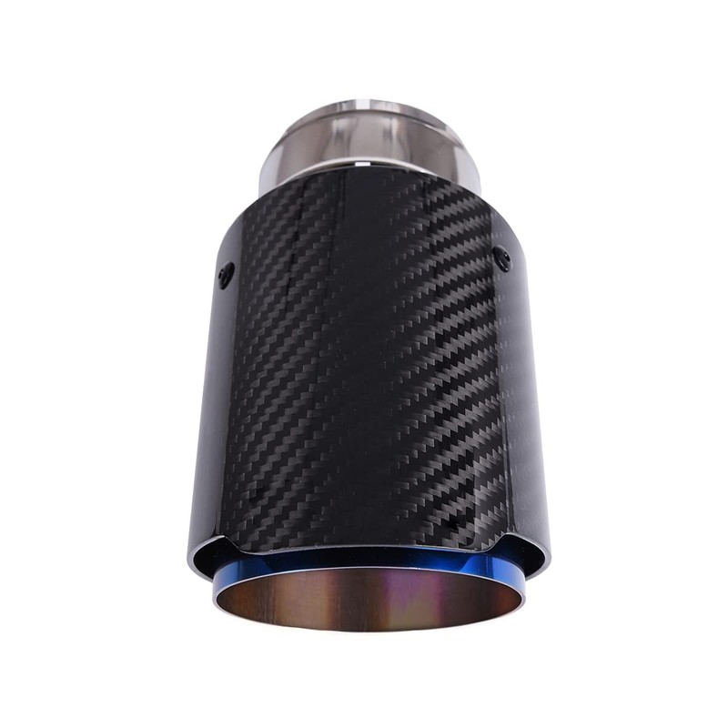 CARMON Real Twill Carbon Fiber Exhaust Pipe Muffler Tips with