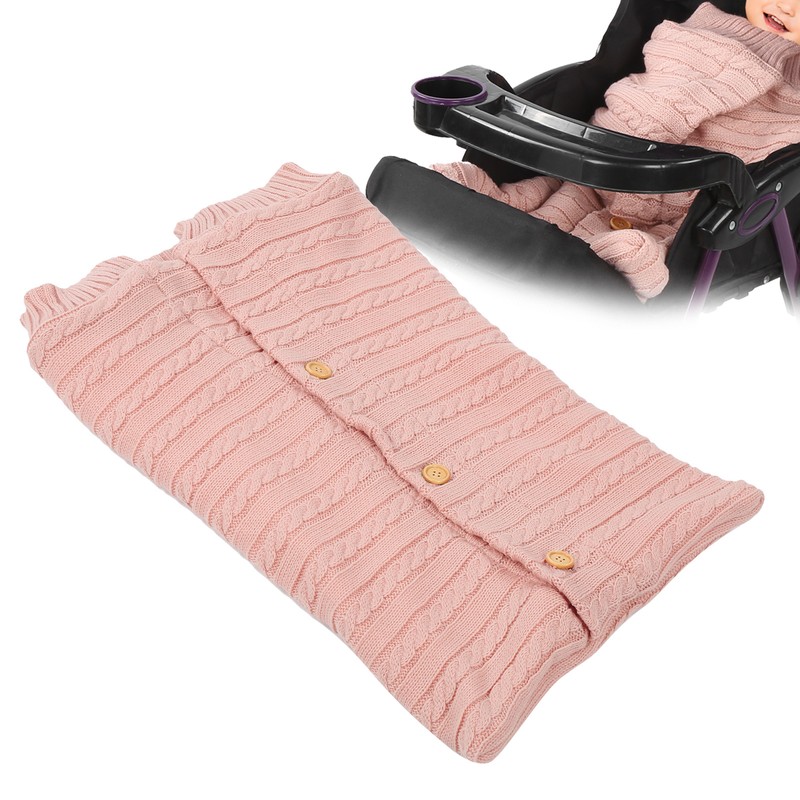 Baby Swaddle Stroller Blanket Wrap Warm Newborn Infant Sleeping Bag
