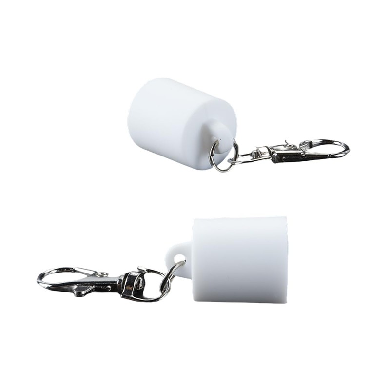 Hoite 4Pcs Lip Balm Keychain Caps Creative Lip Gloss Holder