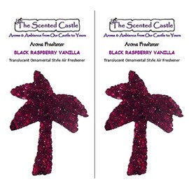 The Scented Castle 2-Pack Palm Tree - Black Raspberry Vanilla Scented Air Freshener