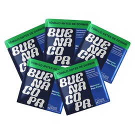 Buenacopa Suplemento Anti Cruda con L-Cisteína | 3 Cápsulas por Dosis | 5 Sachets o Sobres |Rutina de Bienestar Post-Fiesta | Anticruda | Hangover Kit |Resaca
