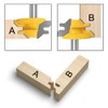 45 Degree Lock Miter Router Bit 1/2 Inch Shank.Woodworking Tools