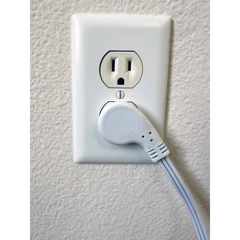 SF Cable 1ft Ultra Low Profile Angle NEMA 5-15P to