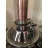 2" Tri-Clamp Still Column Extension 2" X 24" Copper Ferrule