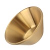 304 Stainless Steel Salad Bowl Double Layer Metal Round Bowl