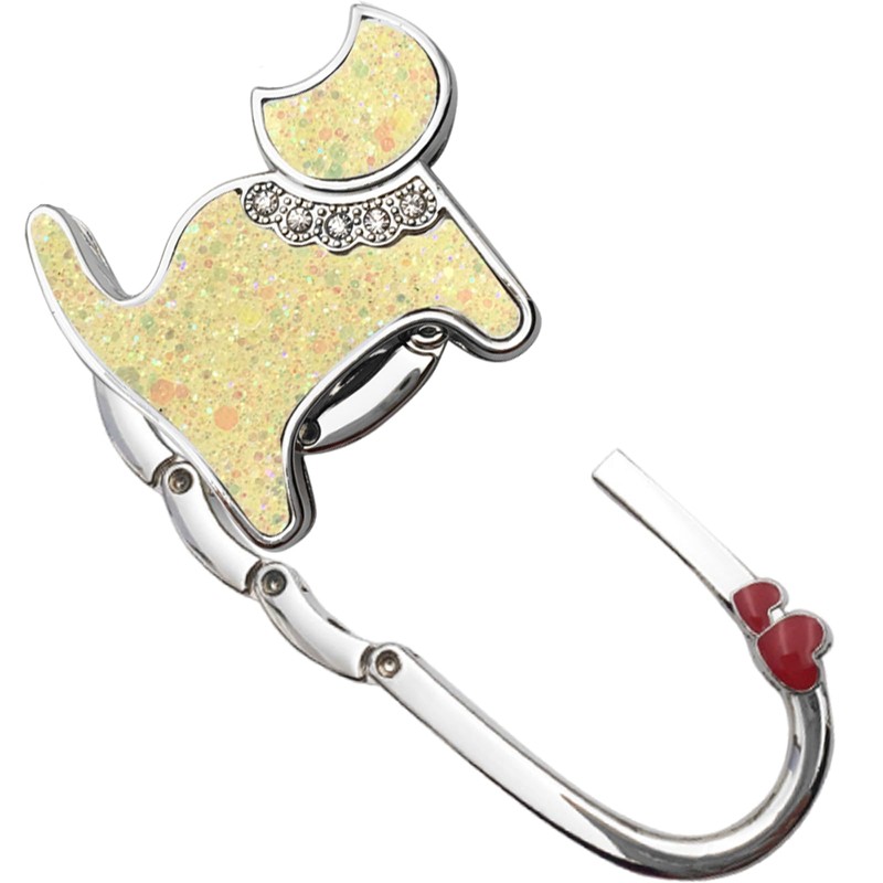 KUNHEHO Purse Hook for Table Butterfly and Cat Design Foldable