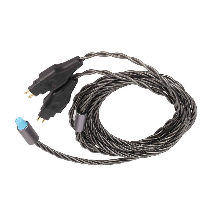 2Pin Sound Cable 3 in 1 Silver Plated Copper Cable