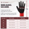 Velway 12 Pairs Safety Work Gloves - Firm Grip Gardening