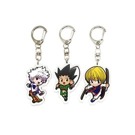 EBTY DREAMS Inc. - Set of 3 HxH Acrylic Keychain Gon, Kurapika v1