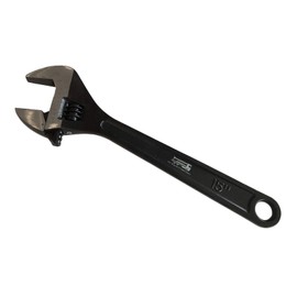 EZ Travel Collection Adjustable Precision Wrench with Size Etching (Black) (8-Inch)