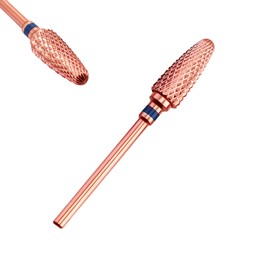 Corintian Nail Cutter Attachment Carbide Flame Bit Fine Extra Coarse for Manicure, Pedicure of Gel Nails, Acrylic Nails Accessories as Callus Cutter and Cuticle Remover (Medium)