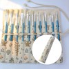SHENIAFC Paint Brush Holder Storage 20 Slots,Art Brush Roll Canvas