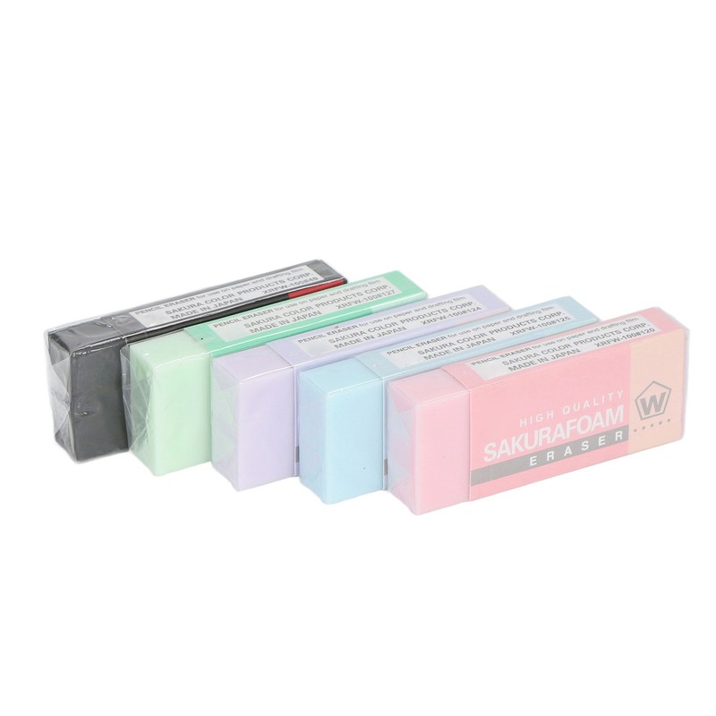 5 Pcs Art Eraser Strong Cleaning Ability Colored Eraser for