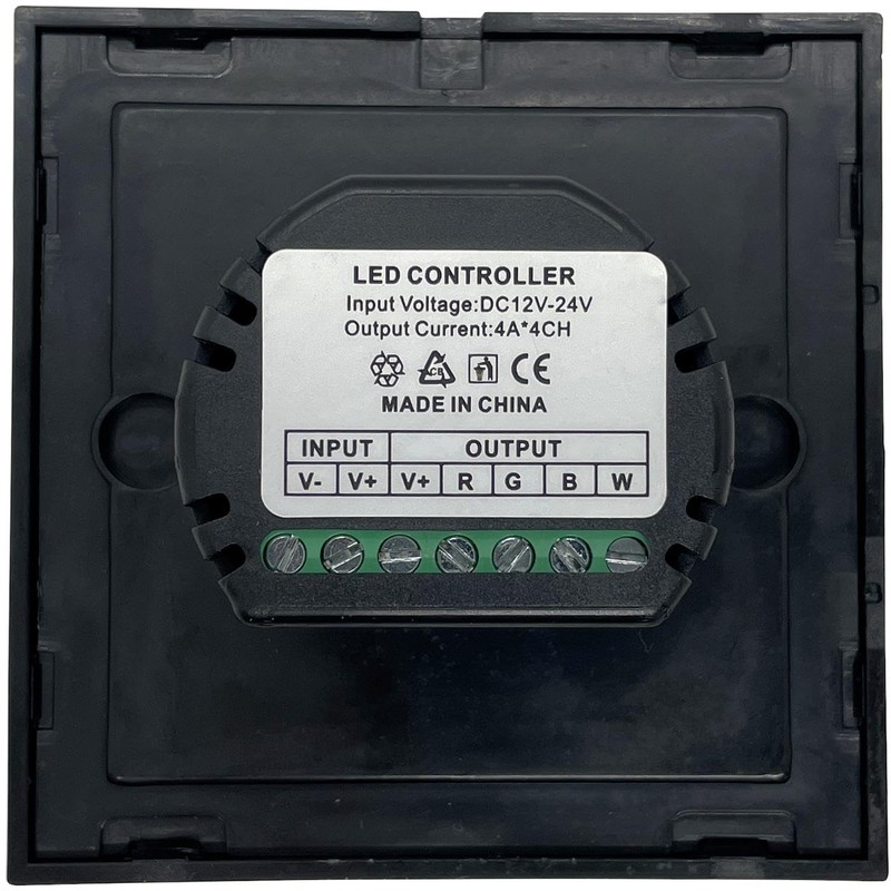 RGBW RGB+W Touch Panel Controller - 384W 12...24V 16A -