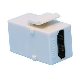 RiteAV HDMI 2.0 Keystone Jack Coupler Light Almond Female/Female