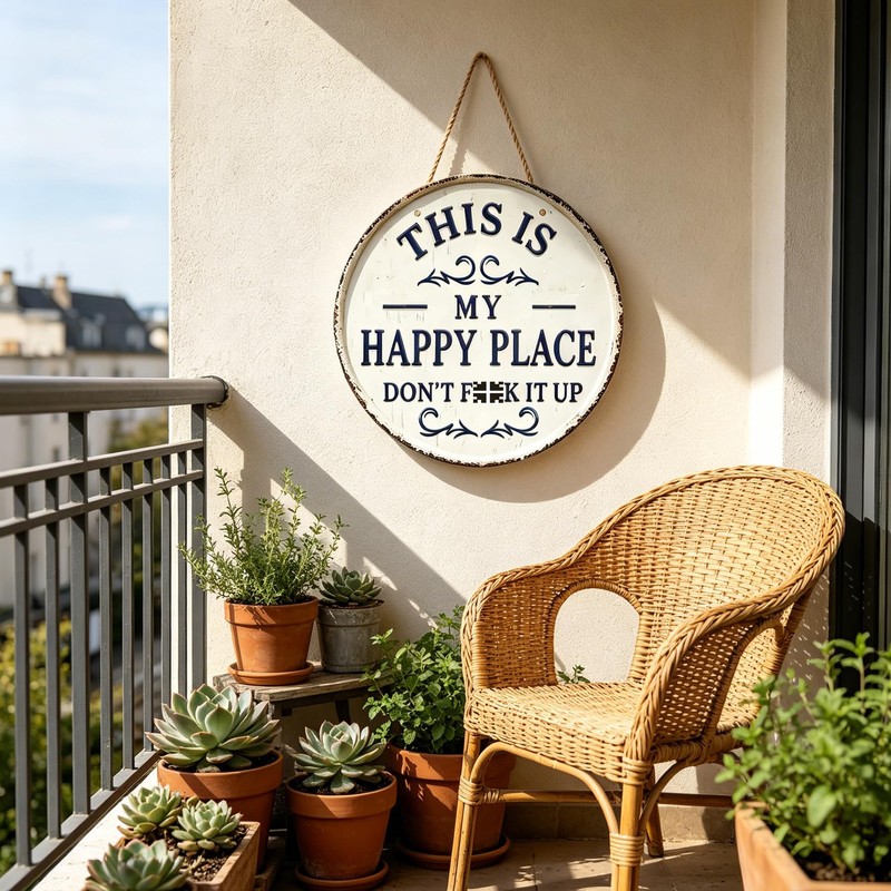 This Is My Happy Place Don'T F It Up Funny