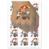 Hot Dog Street Vendor Cart Temporary Tattoo Water Resistant Fake