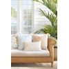 Hofdeco Premium Coastal Patio Indoor Outdoor Lumbar Pillow Cover Only,