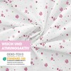 Bimocosy 2 Pack Cot Sheets 60x120cm, Soft Cotton Mattress Protector