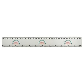 'World's Best Teacher' 30cm (12 Inch) White Plastic Ruler (RL00089522)