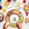 EUMUU 360° Rotating Lazy Susan Cheese & Charcuterie Board Set